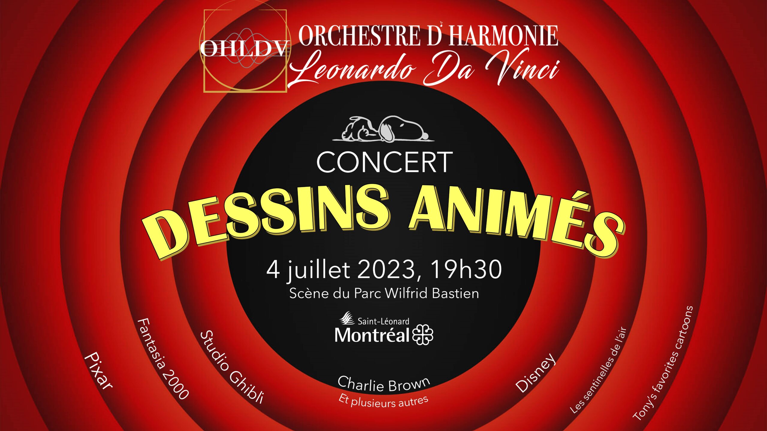 Concert Dessins animés St-Léonard